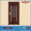 JieKai S9060 puertas exteriores de caoba / puertas comerciales de acero exterior / diseño de puerta de parrilla de acero